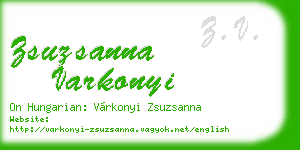 zsuzsanna varkonyi business card
