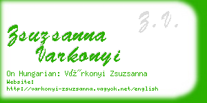 zsuzsanna varkonyi business card